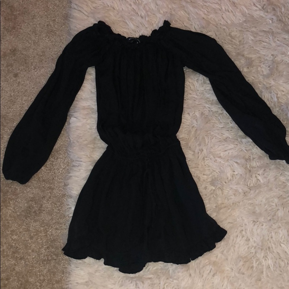 NEVER WORN brandy Melville black romper